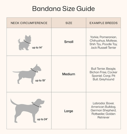 Heart Glasses Natural Bandana