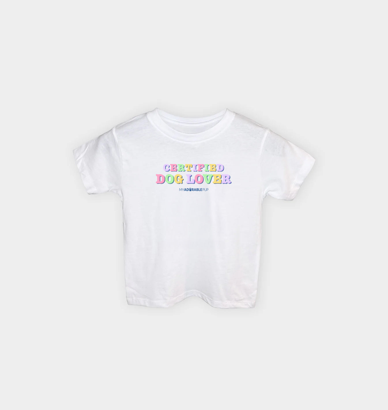 Certified Dog Lover Kids T-Shirt