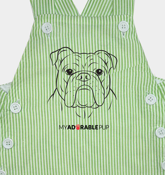 Lime Green Toddler Overall