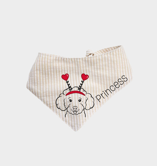 Heart Antenna Natural Bandana