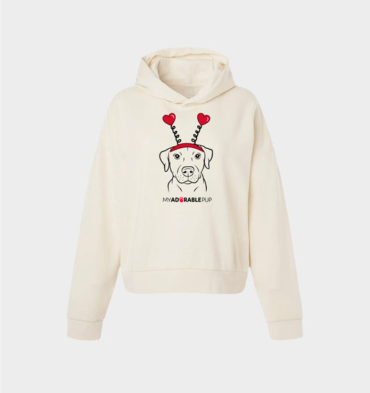 Heart Antenna Valentine Soft Serve Hoodie