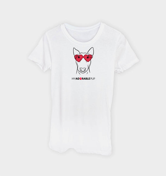 Heart Glasses Valentine Women's T-Shirt