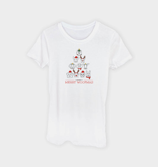 Woofmas Tree Women's T-Shirt