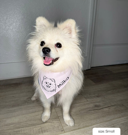 Personalized Bubblegum Pink Signature Bandana