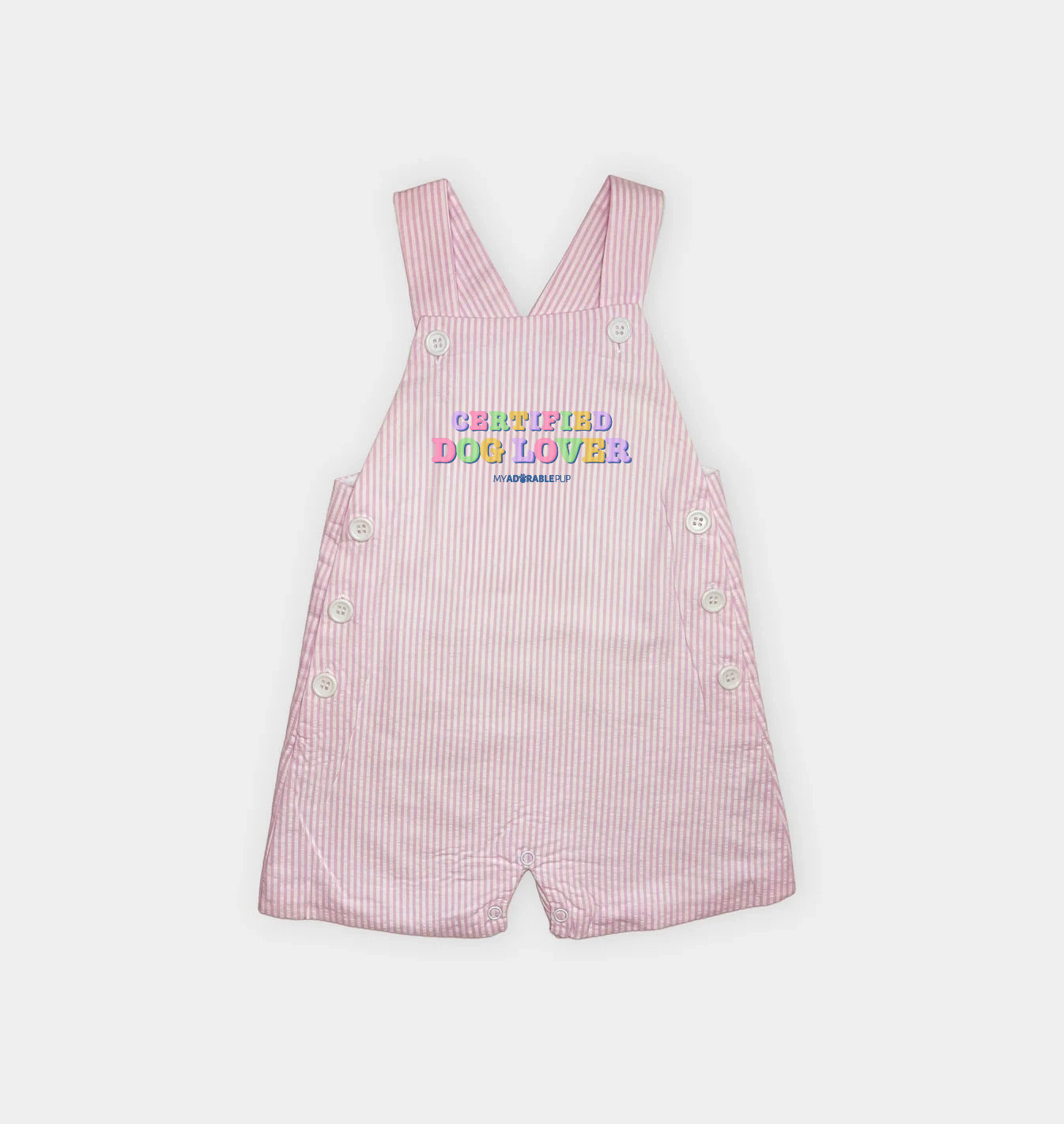 Certified Dog Lover Toddler Overall