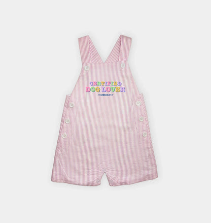 Certified Dog Lover Toddler Overall