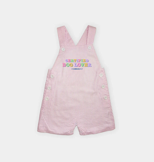 Certified Dog Lover Toddler Overall