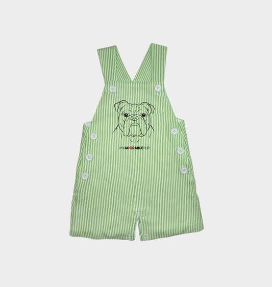 Lime Green Toddler Overall