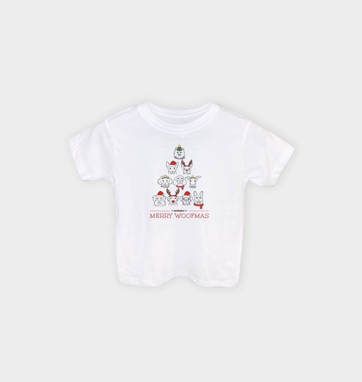 Woofmas Tree Kids T-Shirt