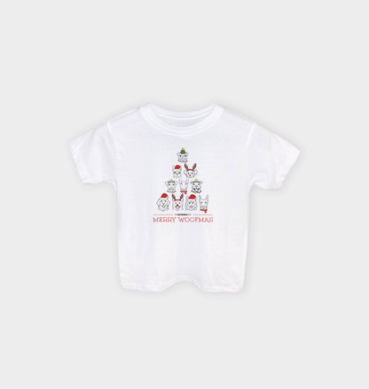 Woofmas Tree Kids T-Shirt