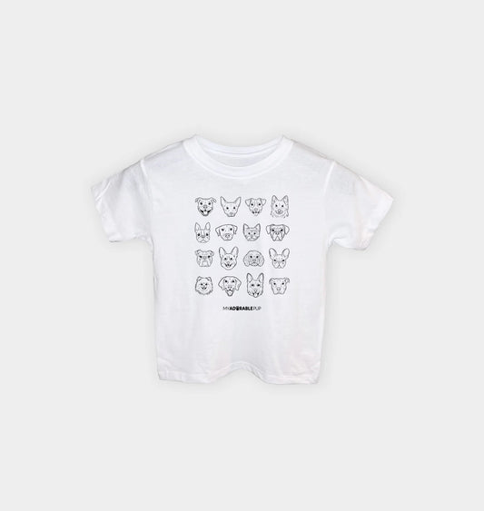 Minimalist Dogs Kids T-Shirt