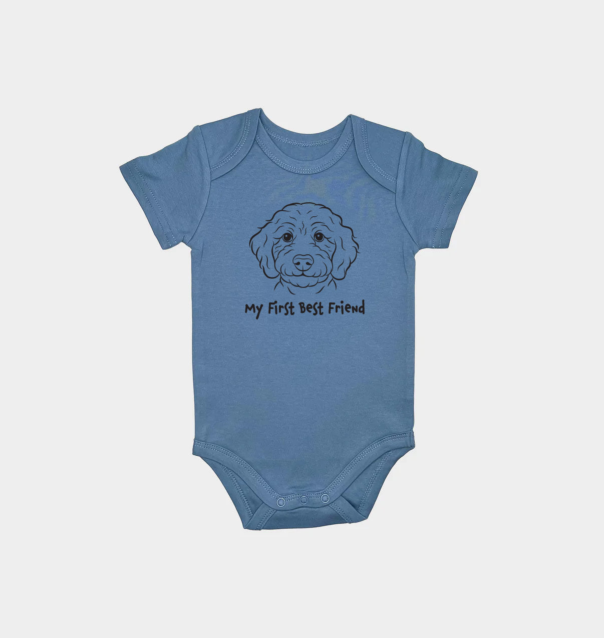My First Best Friend Blue Onesie 3 Months