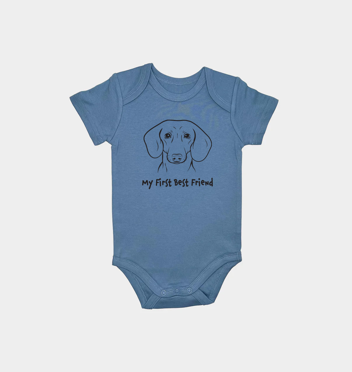 My First Best Friend Blue Onesie 3 Months