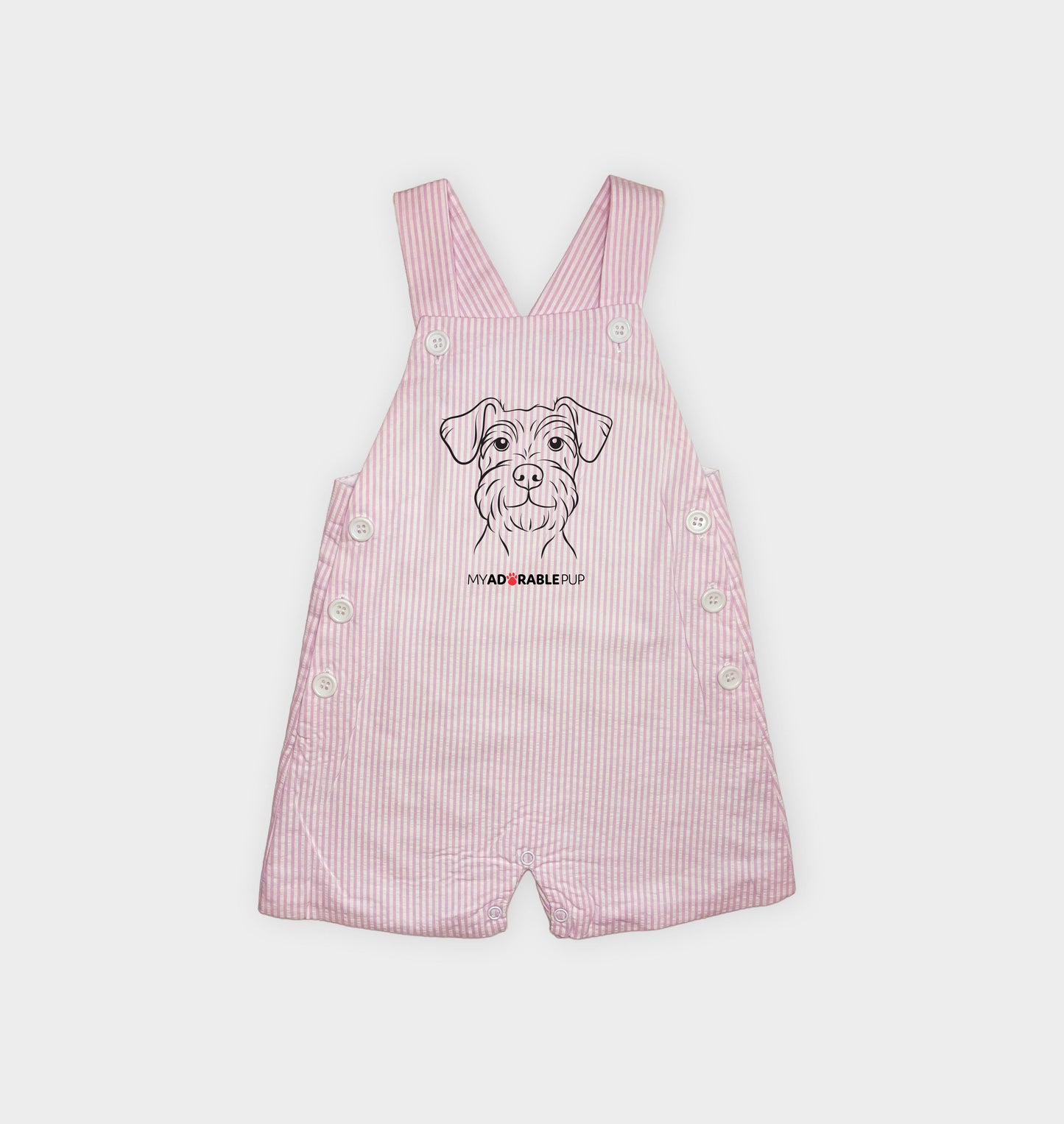 Bubblegum Pink Toddler Overall