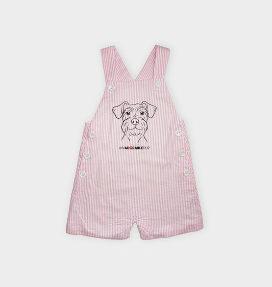 Bubblegum Pink Toddler Overall