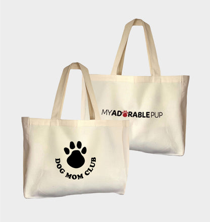 Dog Mom Club Paw Tote Bag