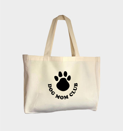 Dog Mom Club Paw Tote Bag