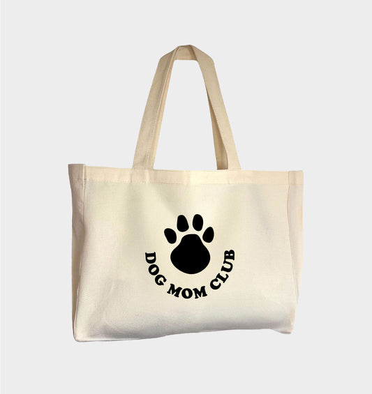 Dog Mom Club Paw Tote Bag