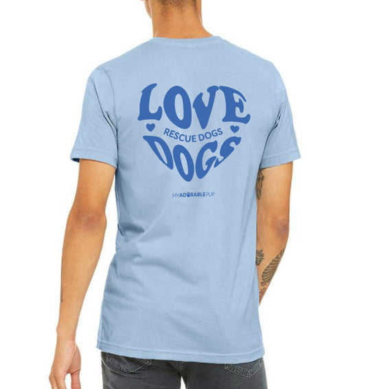 Love Rescue Dogs T-shirt