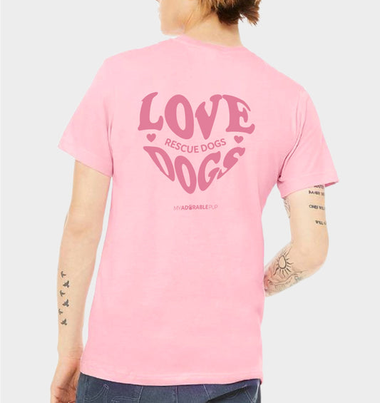 Love Rescue Dogs T-shirt