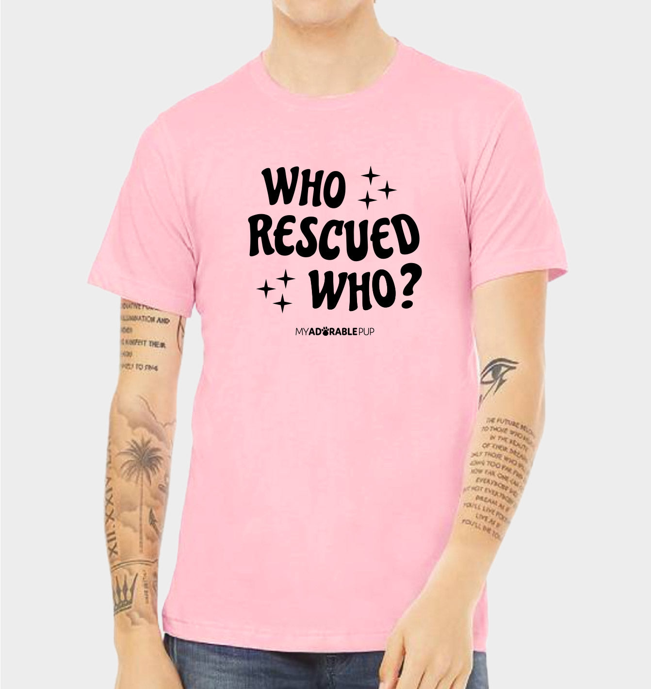 Who Rescued Who T-shirt