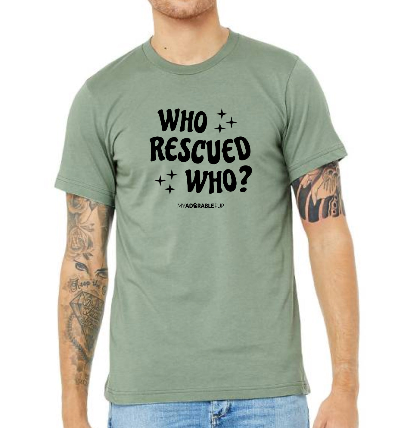 Who Rescued Who T-shirt