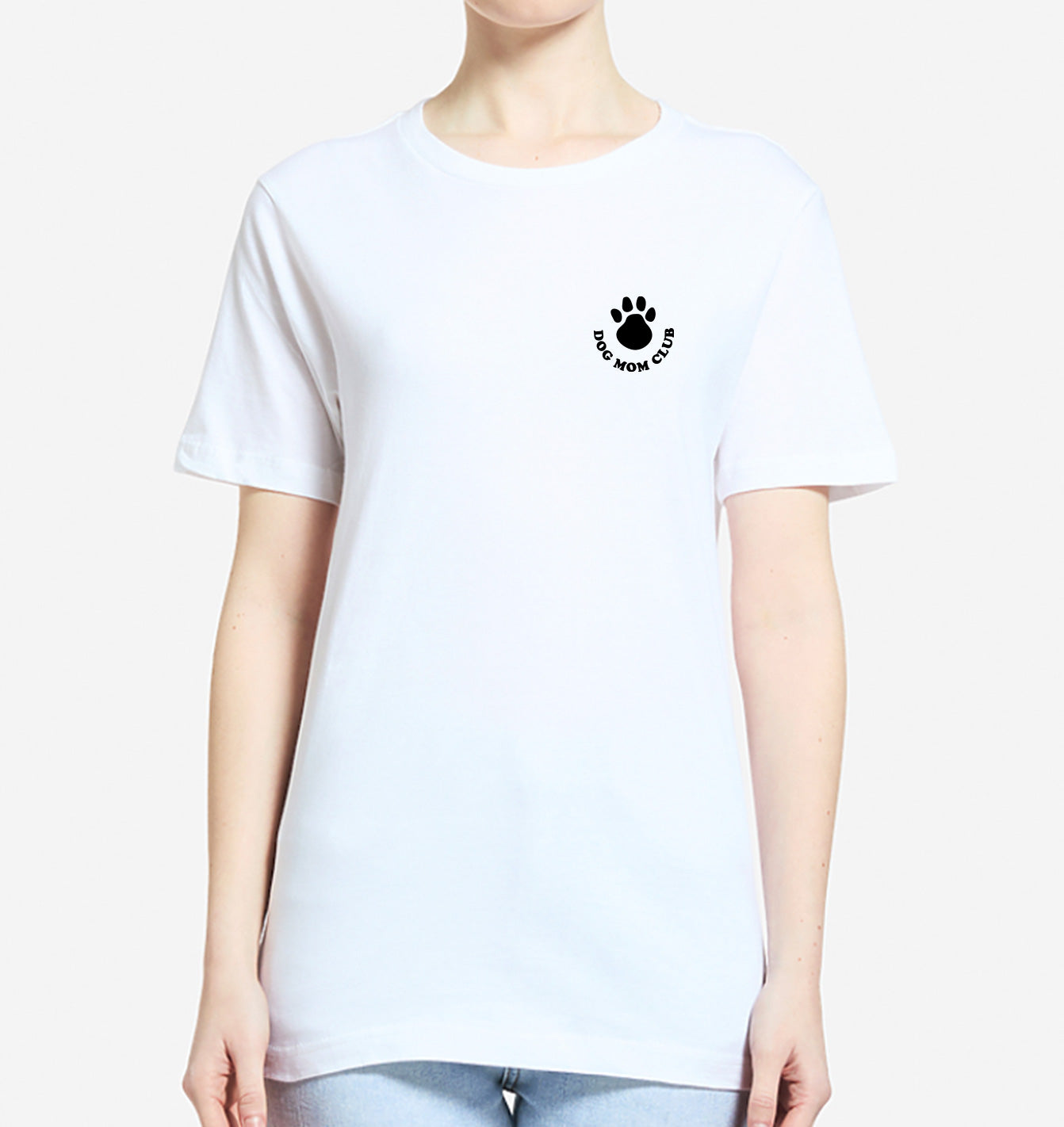 Dog Mom Club Paw T-shirt
