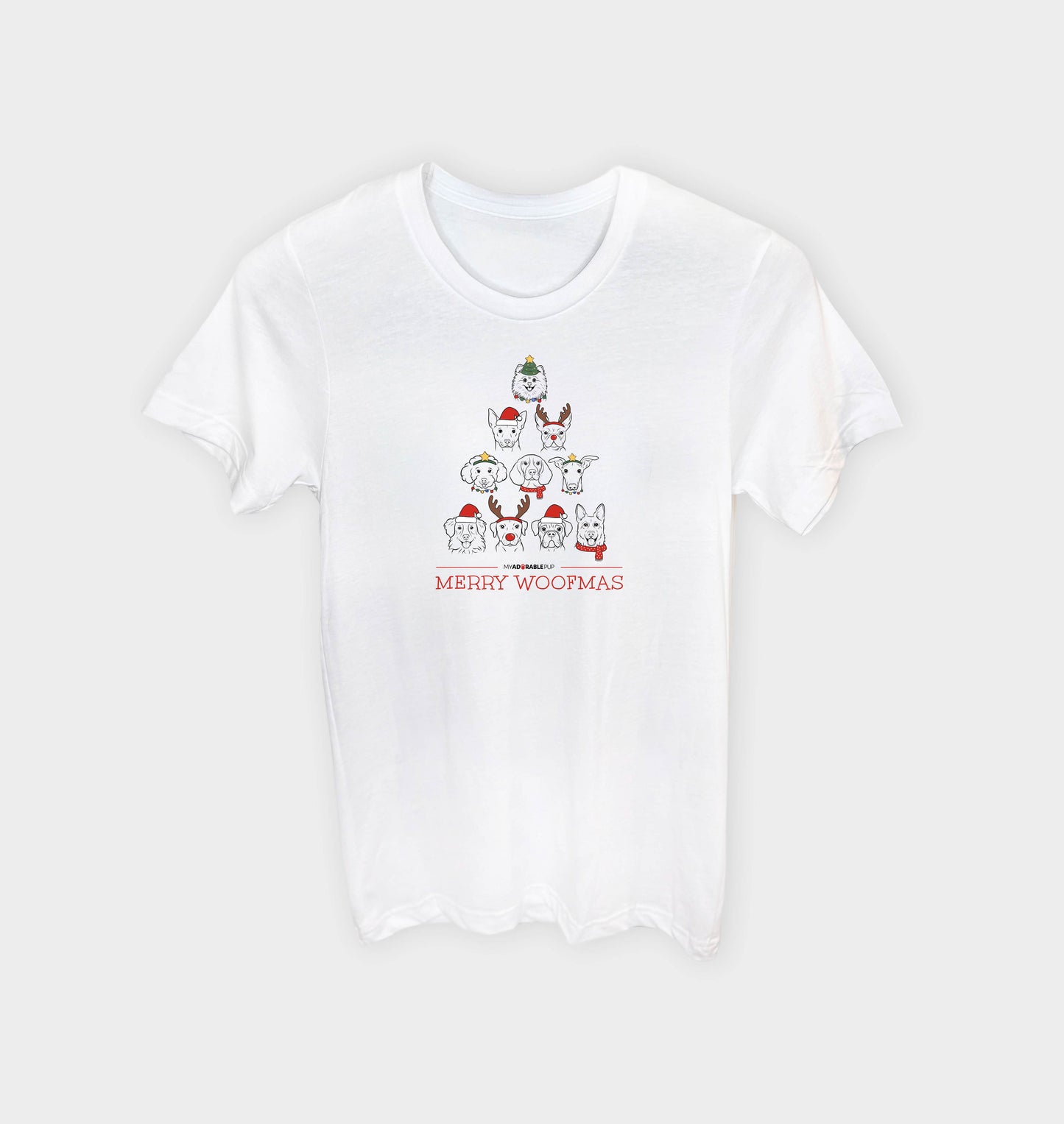 Woofmas Tree Unisex T-Shirt