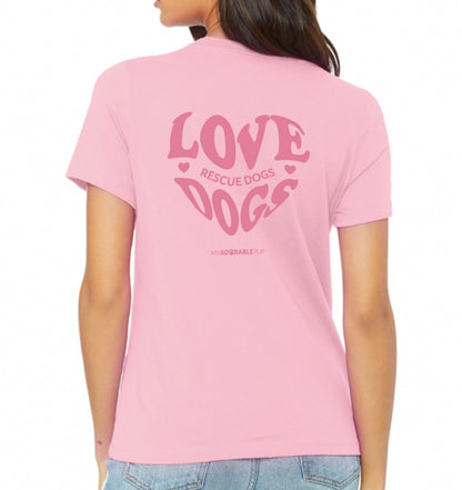 Love Rescue Dogs T-shirt