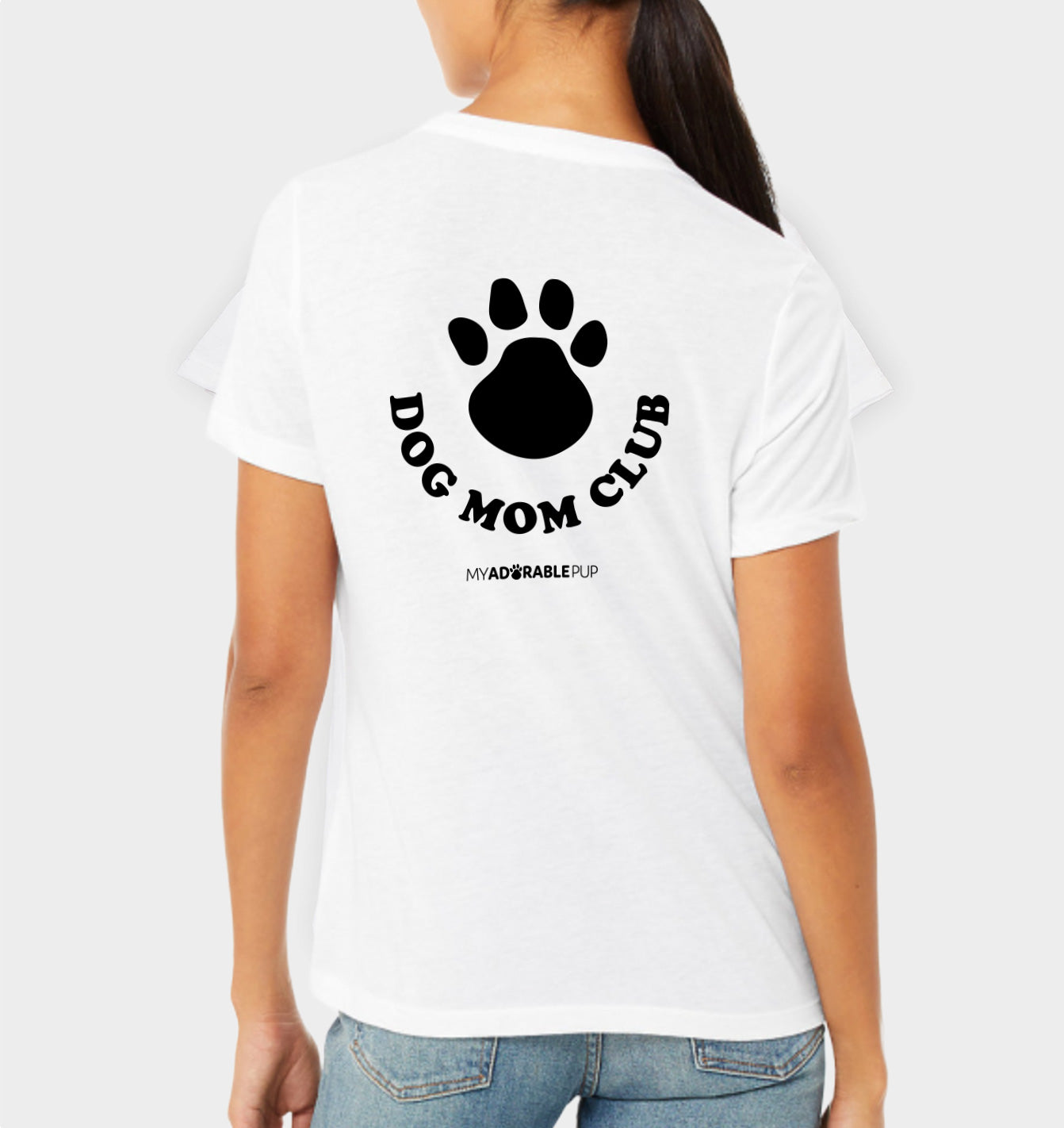 Dog Mom Club Paw T-shirt