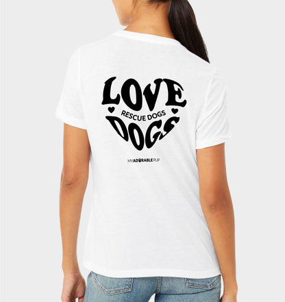 Love Rescue Dogs T-shirt