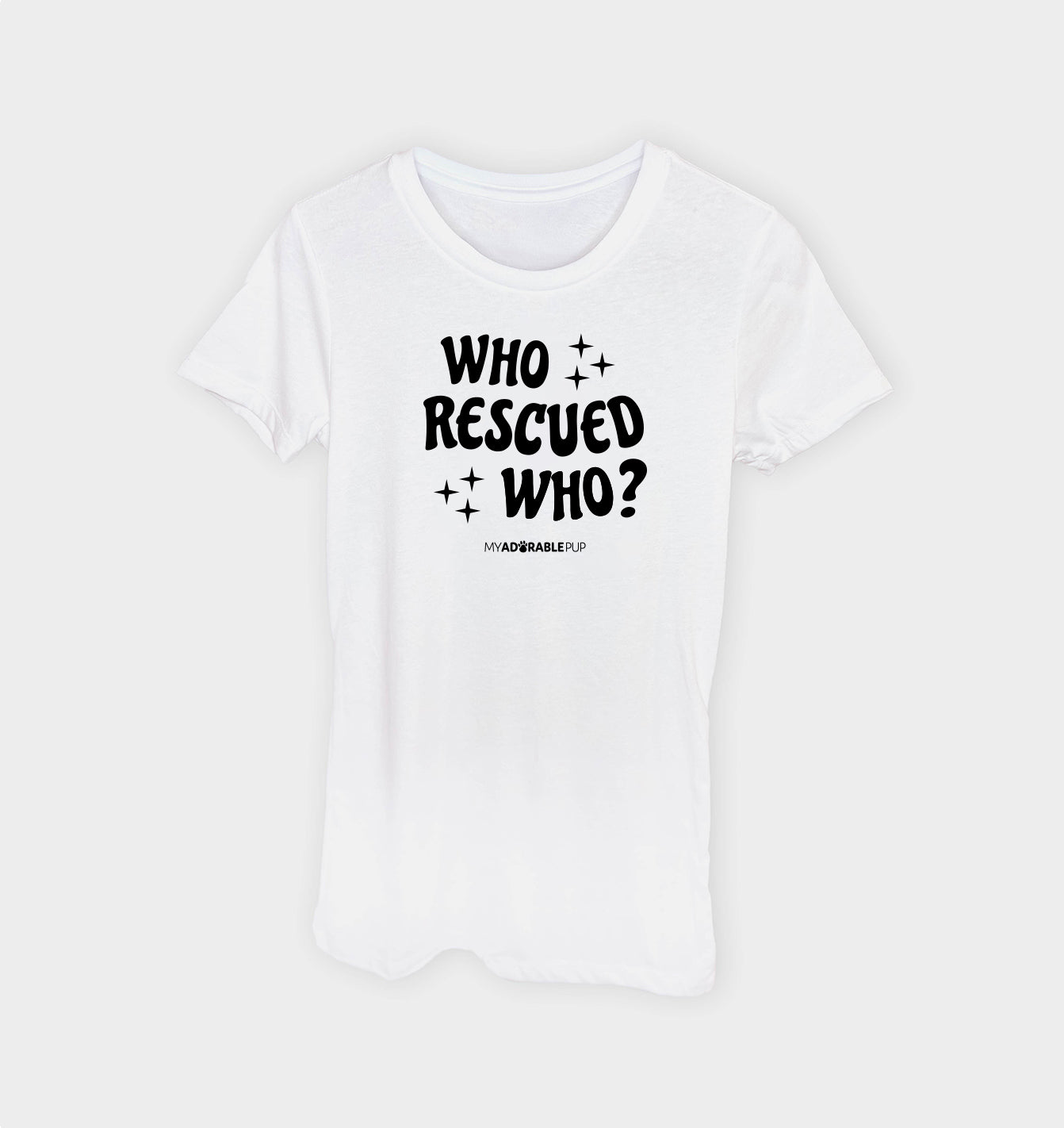 Who Rescued Who T-shirt