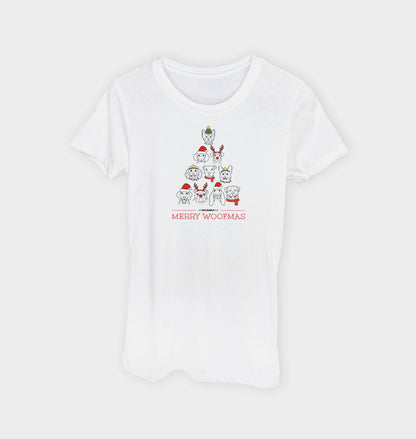 Woofmas Tree Women's T-Shirt