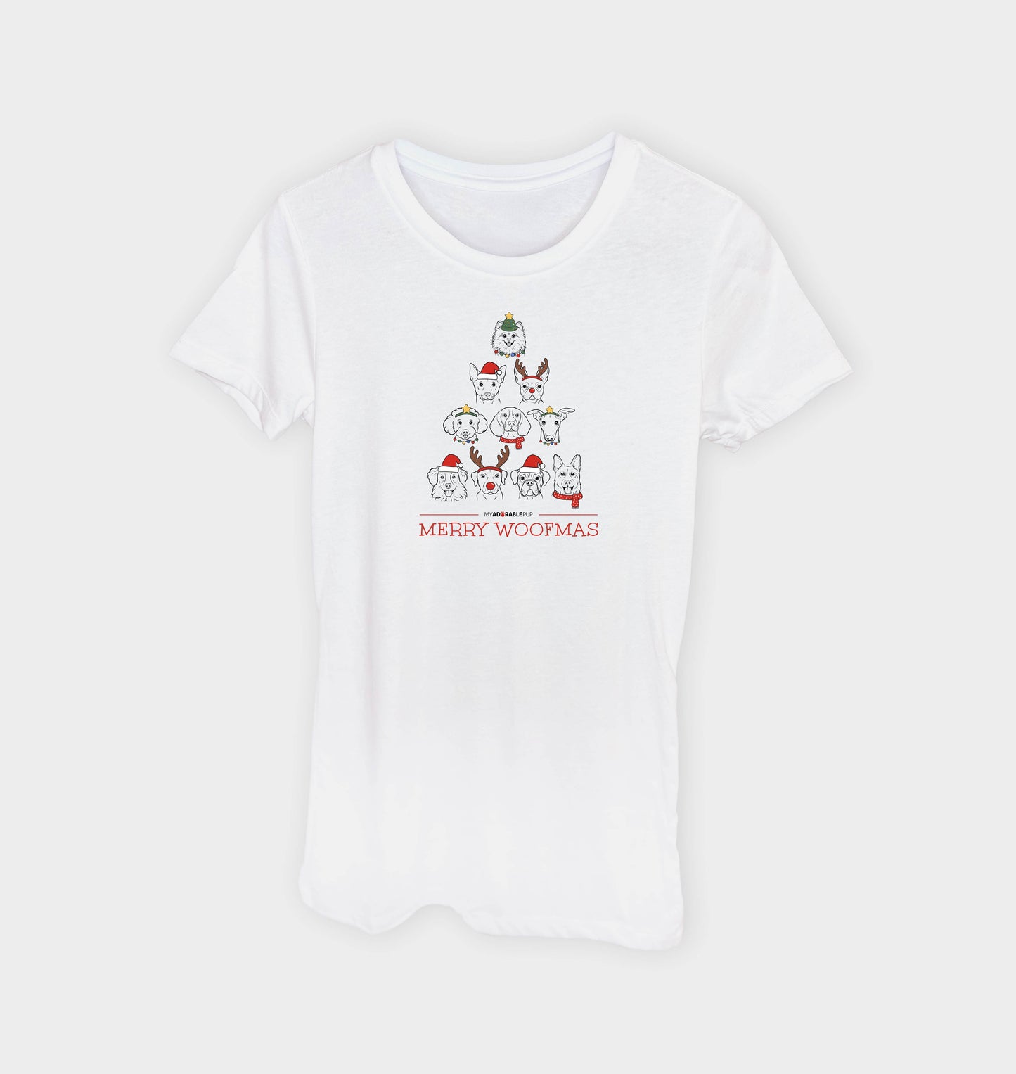 Woofmas Tree Women's T-Shirt