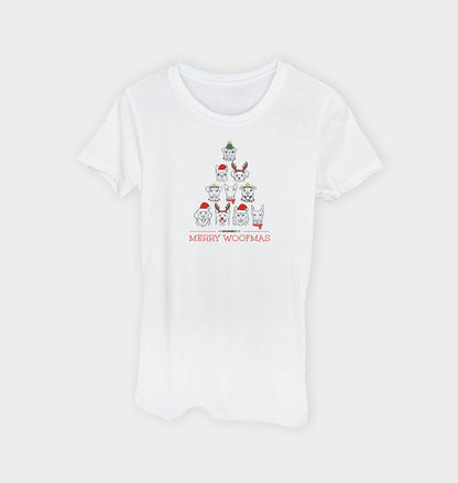 Woofmas Tree Women's T-Shirt