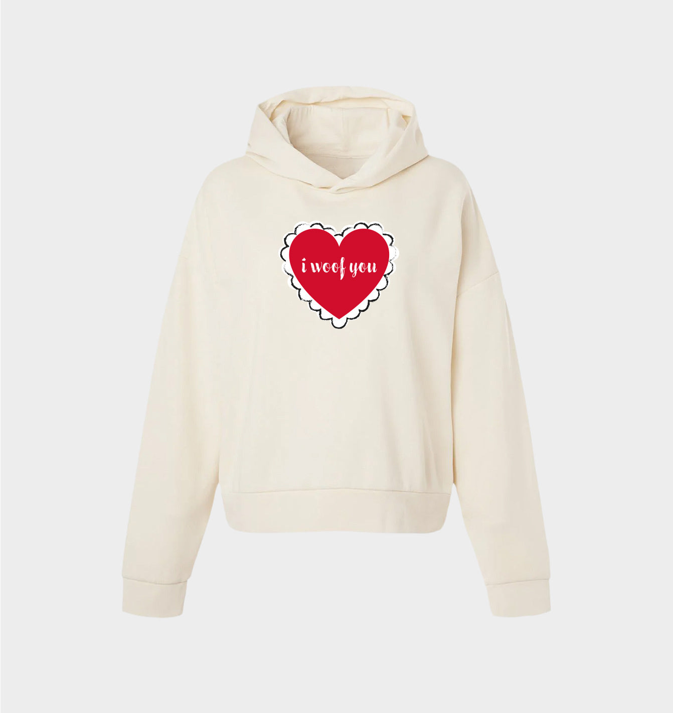 I Woof You Soft Serve Hoodie