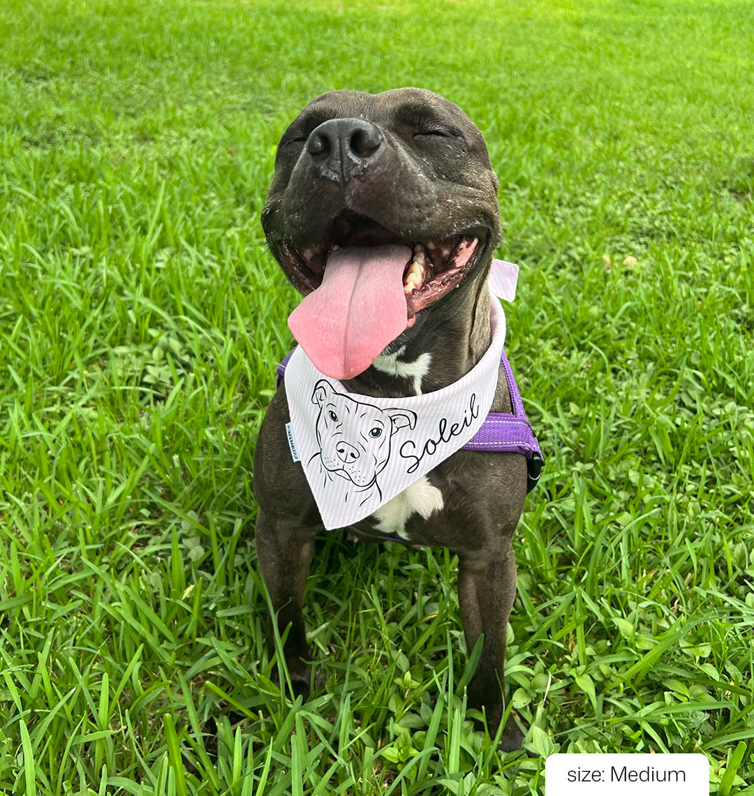 Personalized Bubblegum Pink Signature Bandana